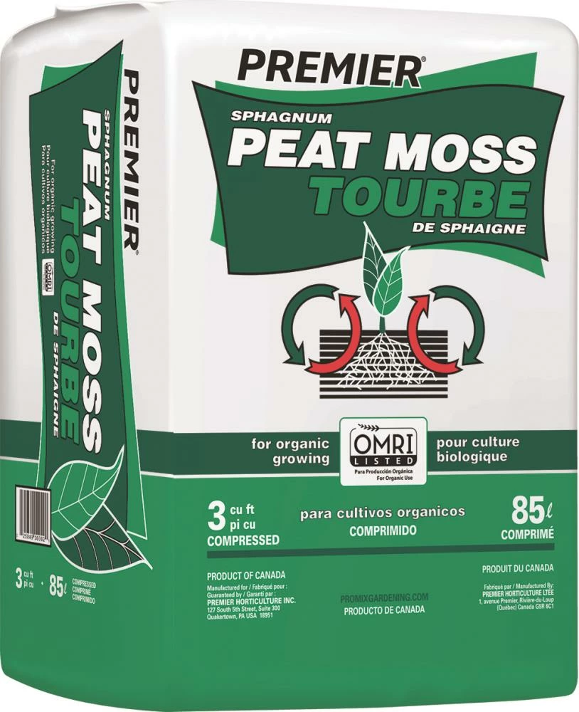 Premier Soil & Soil Amendments Premier Peat Moss Organic Peat Moss Moisture Control 1 Premier Soil & Soil Amendments Premier Peat Moss Organic Peat Moss Moisture Control