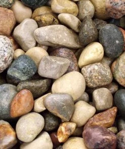 Greensmix Landscaping Rock 0.5-cu ft River Rock -Landscaping Online Outlet 05221412