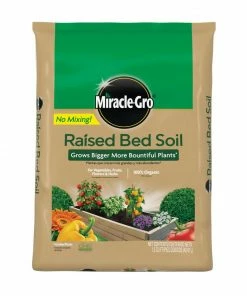 Miracle-Gro Soil & Soil Amendments 1.5-cu ft Organic Raised Bed Soil