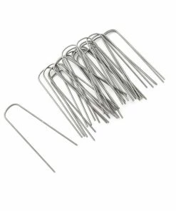 Sta-Green Landscape Fabric & Stakes 25-Pack 4-in Steel Landscape Fabric Pins -Landscaping Online Outlet 07862199