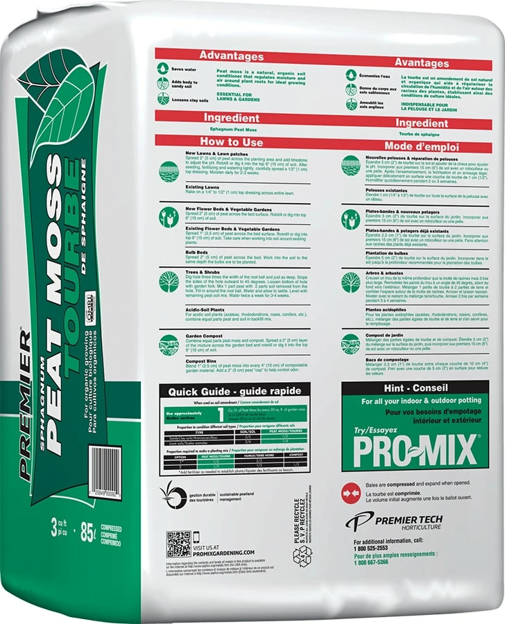 Premier Soil & Soil Amendments Premier Peat Moss Organic Peat Moss Moisture Control 2 Premier Soil & Soil Amendments Premier Peat Moss Organic Peat Moss Moisture Control - Image 2