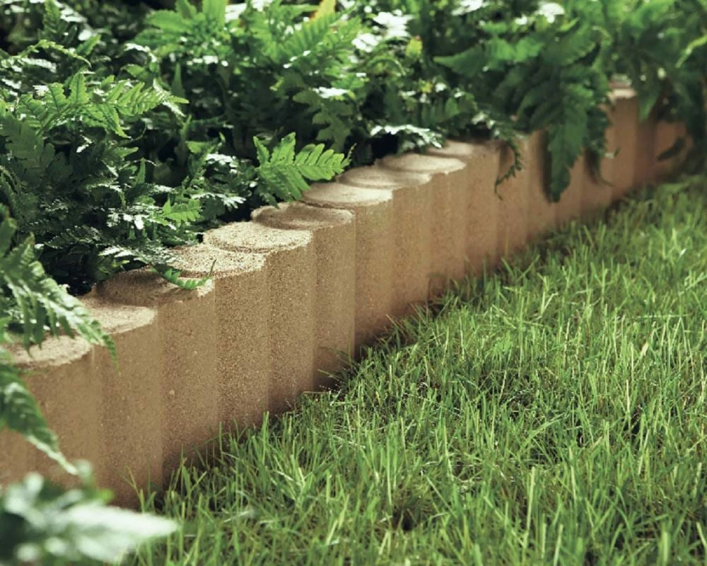 Thing Matt log 16-in L x 3-in W x 6-in H Concrete Straight Edging Stone 2 Thing Matt log 16-in L x 3-in W x 6-in H Concrete Straight Edging Stone - Image 2