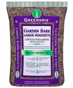 Greensmix Mulch 2-cu ft Natural Decorative Bark