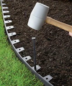 EasyFlex 40-ft Black Plastic Landscape Edging Roll -Landscaping Online Outlet 09549146