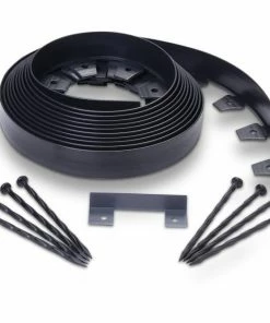 EasyFlex 40-ft Black Plastic Landscape Edging Roll