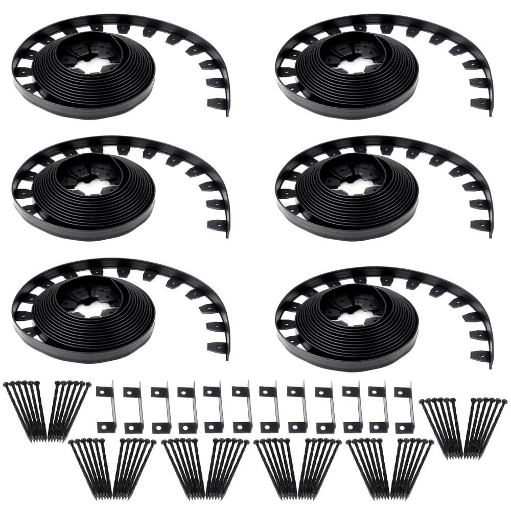 EasyFlex 240-ft Black Plastic Landscape Edging Roll 1 EasyFlex 240-ft Black Plastic Landscape Edging Roll