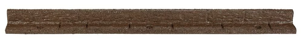 Rubberific 4-ft Brown Rubber Landscape Edging Section 1 Rubberific 4-ft Brown Rubber Landscape Edging Section