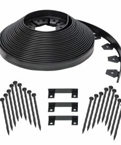 EasyFlex No-Dig 60-ft Black Plastic Landscape Edging Roll