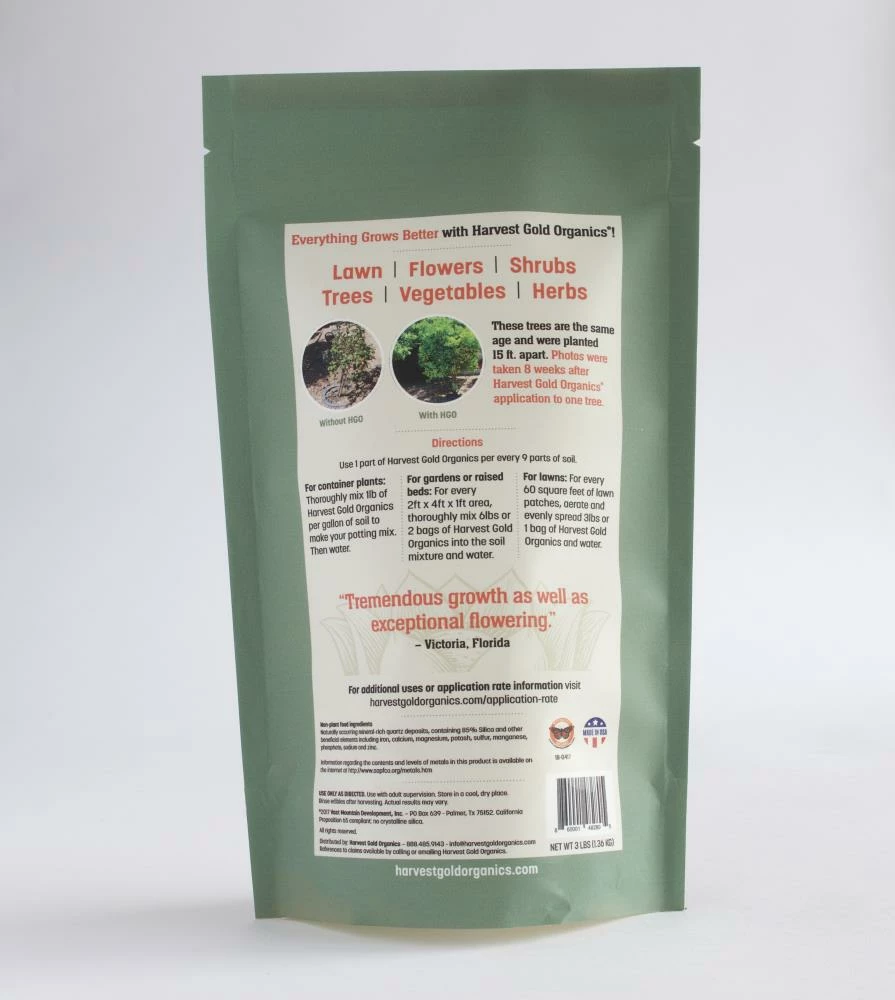 Harvest Gold Organics Soil & Soil Amendments Premium Soil Conditioner Organic Provides Organic Nutrients 2 Harvest Gold Organics Soil & Soil Amendments Premium Soil Conditioner Organic Provides Organic Nutrients - Image 2