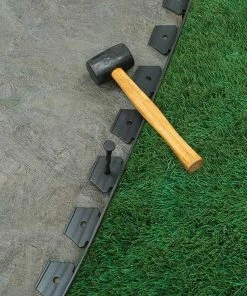 EasyFlex No-Dig 20-ft Black Plastic Landscape Edging Roll -Landscaping Online Outlet 15395892