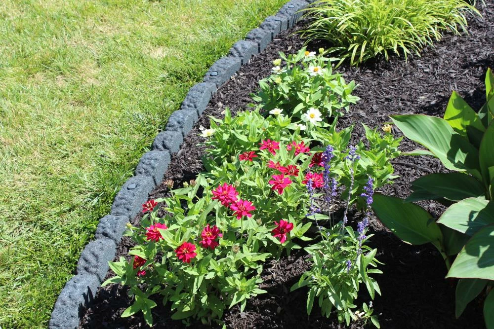 Rubberific 4-ft Gray Rubber Landscape Edging Section 9 Rubberific 4-ft Gray Rubber Landscape Edging Section - Image 9