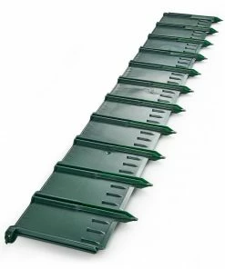 Greenscapes 3-ft Green Plastic Landscape Edging Section -Landscaping Online Outlet 17707293