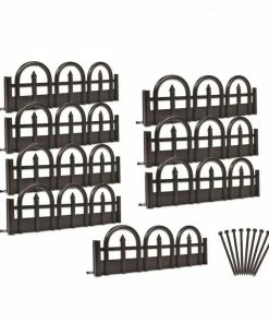 EasyFlex 8-Pack 10-ft Black Plastic Landscape Edging Bundle