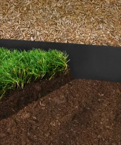 IRONRIDGE 5-Pack Slate Landscape edging section -Landscaping Online Outlet 42352562