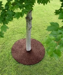 Rubberific Mulch Red Recycled Rubber Rubber 24-in Tree Ring 15 Rubberific Mulch Red Recycled Rubber Rubber 24-in Tree Ring -Landscaping Online Outlet 44013470