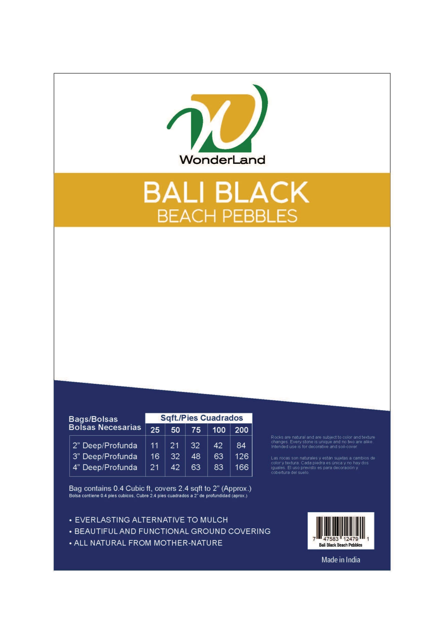 WonderLand Landscaping Rock 0.4-cu ft Black Decorative Rock 7 WonderLand Landscaping Rock 0.4-cu ft Black Decorative Rock - Image 7